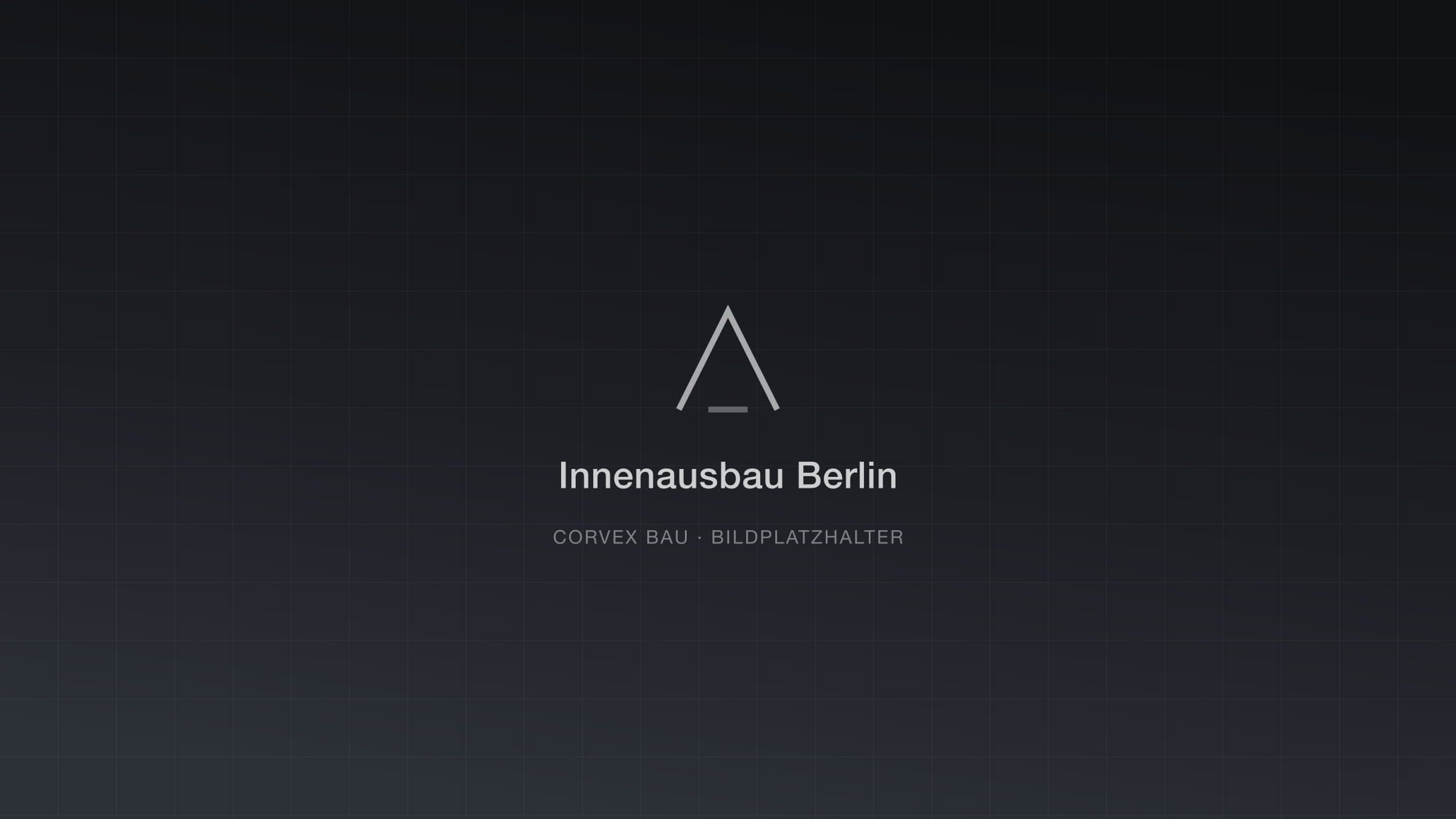 Innenausbau-Baustelle in Berlin während der Fertigstellung